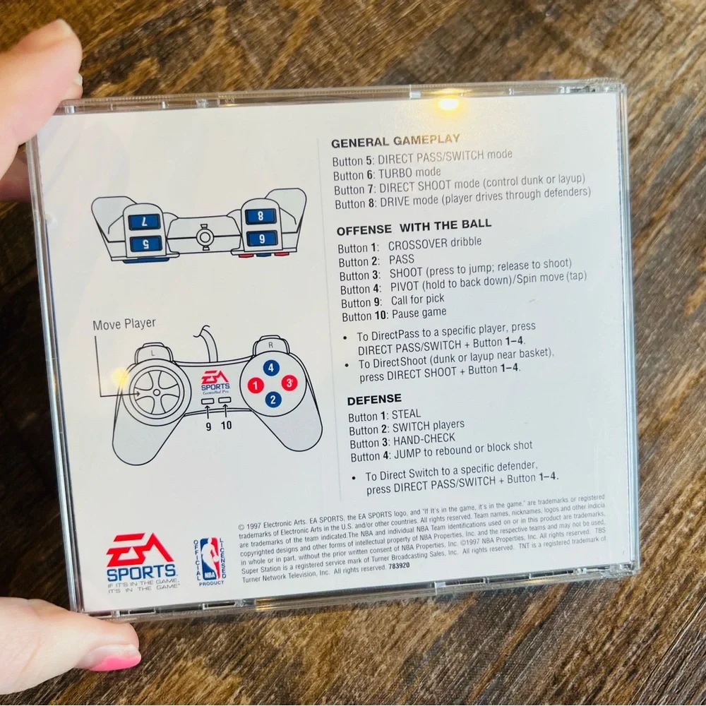 🏀 NBA Live 98 – EA Sports (PC CD-ROM, 1997)